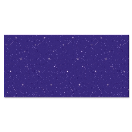 Pacon Fadeless Designs Bulletin Board Paper, Night Sky, 50 ft x 48", Blue/Silver 0056225